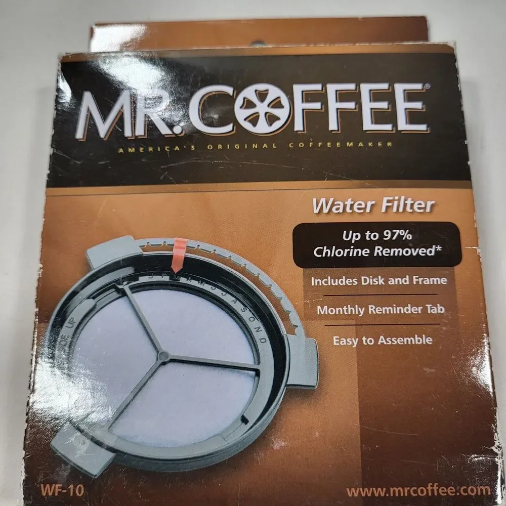 Mr. Coffee 12 Cup Replacement Coffee Pot Carafe Glass Black Top‎ & Water Filter